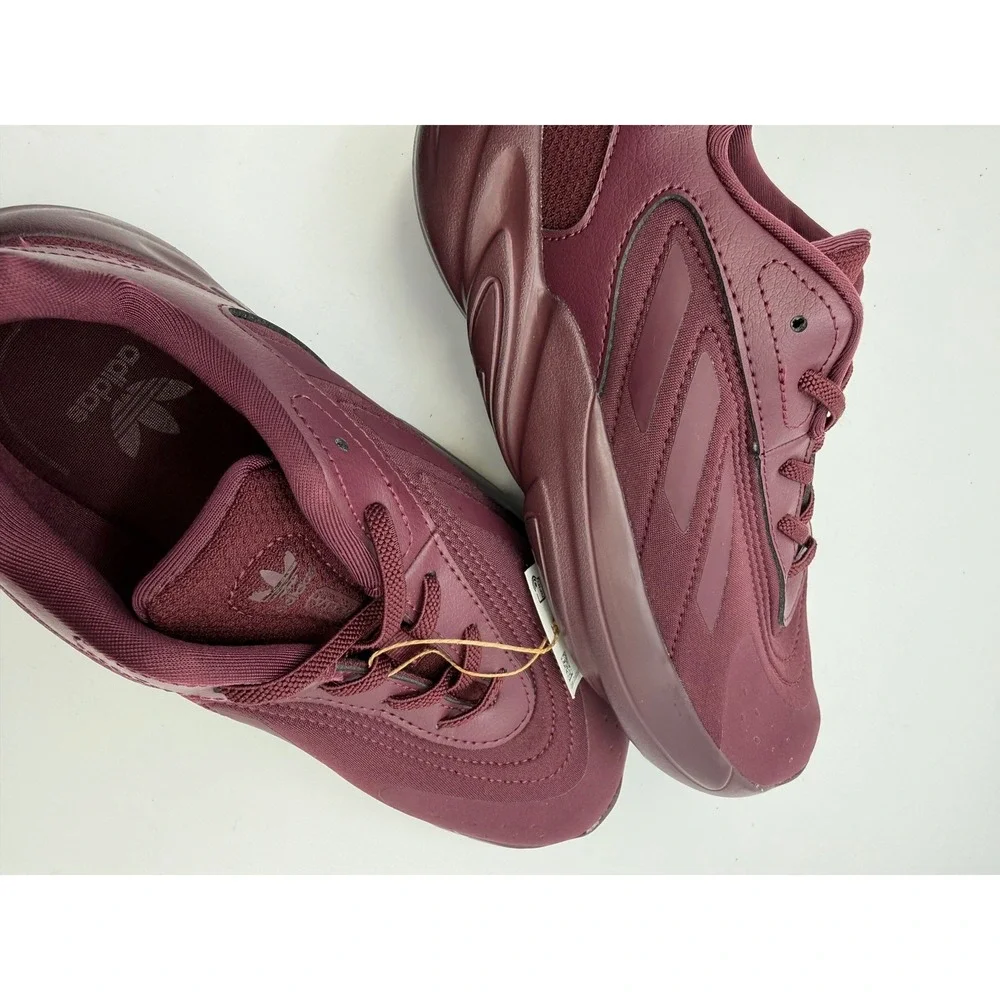 Adidas Ozelia EL C Kids Size 3 Sneakers Burgundy Maroon y2k 90's retro bold NWT